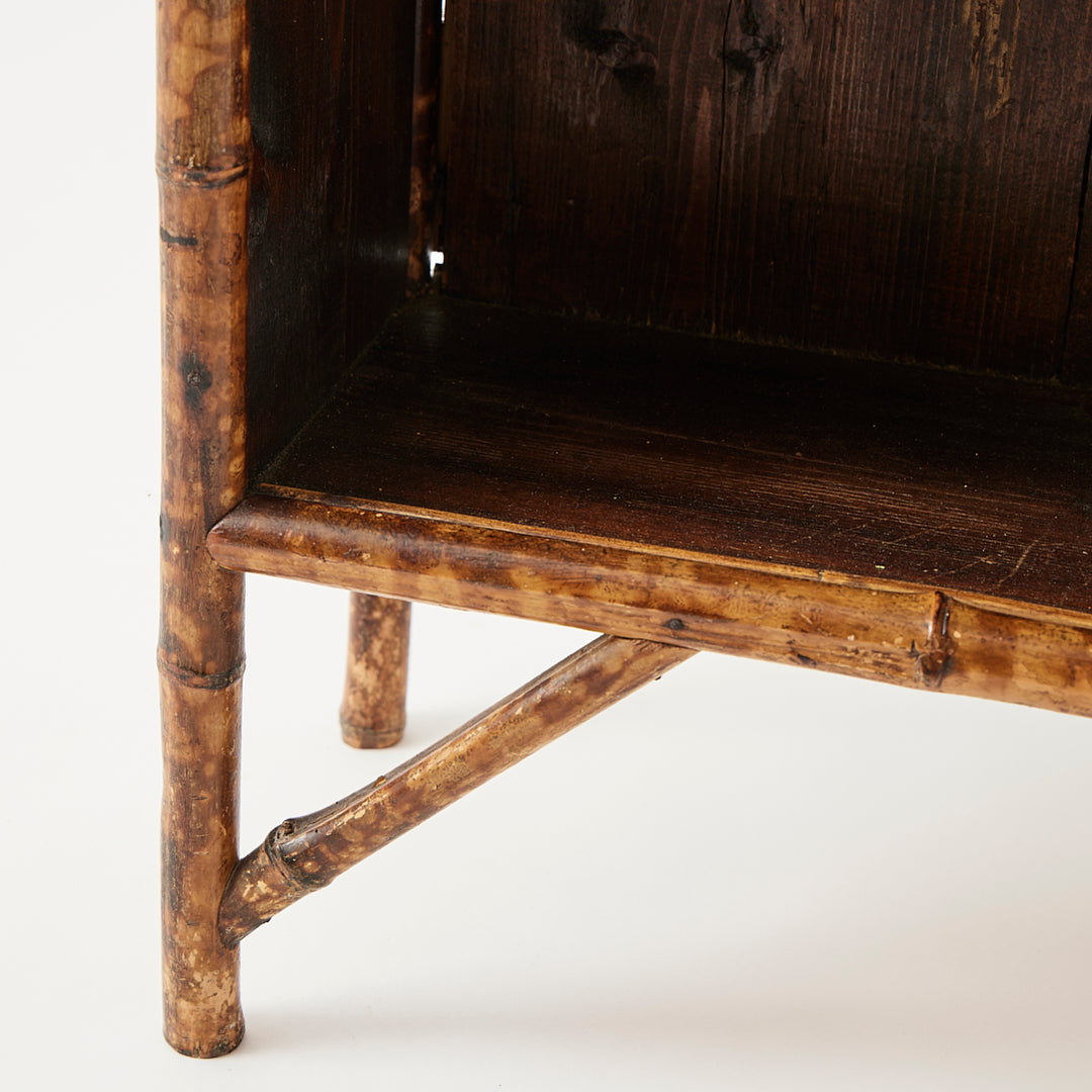Antique Bamboo Bookshelf