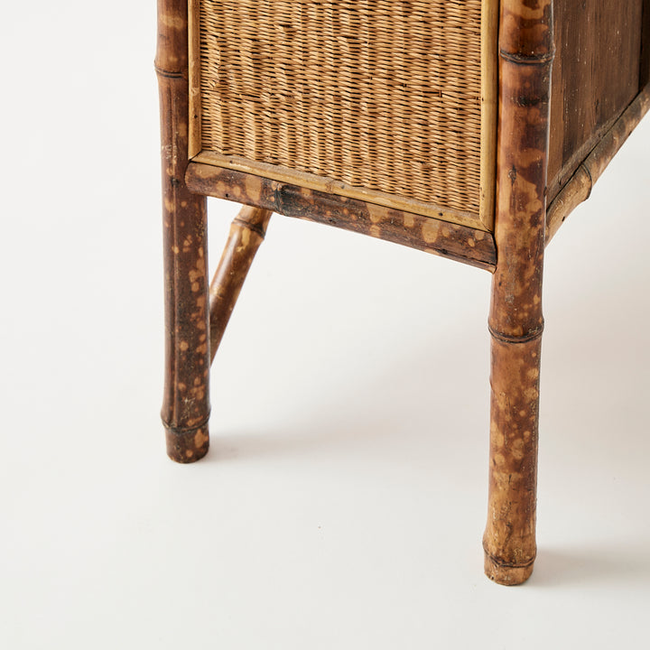 Antique Bamboo Bookshelf