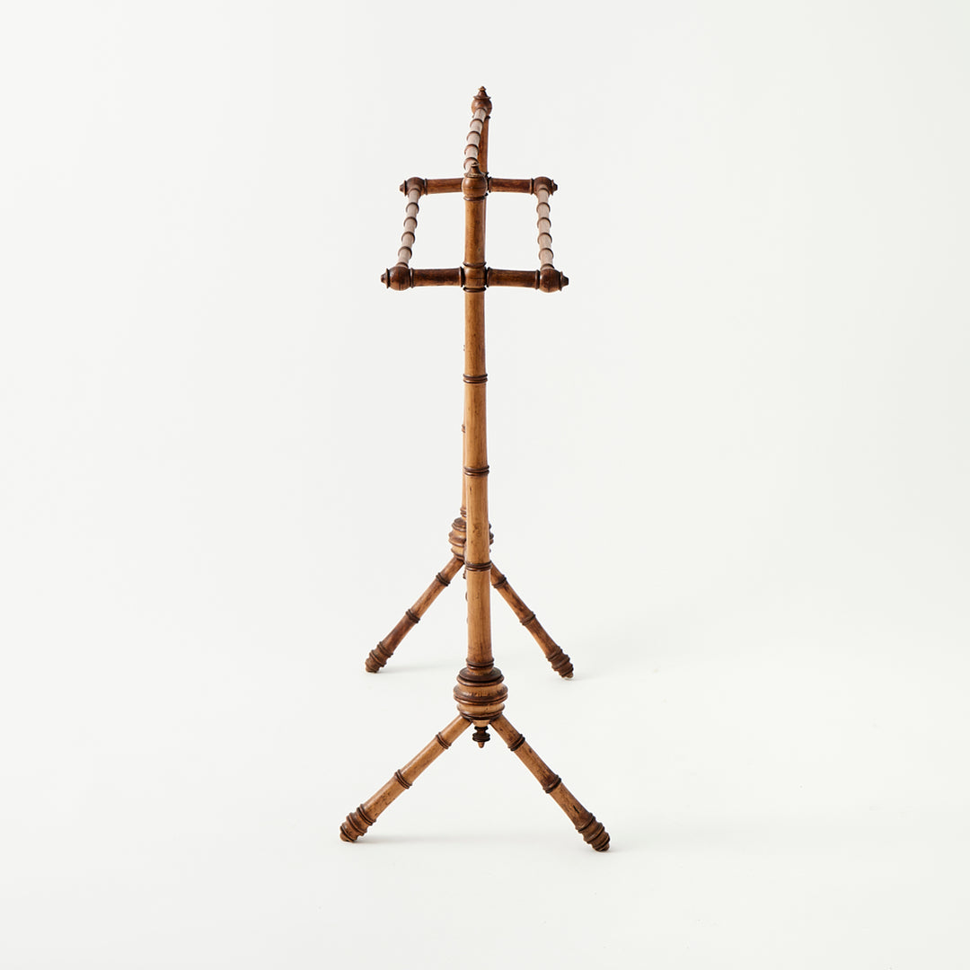 Vintage Bamboo Towel Rack