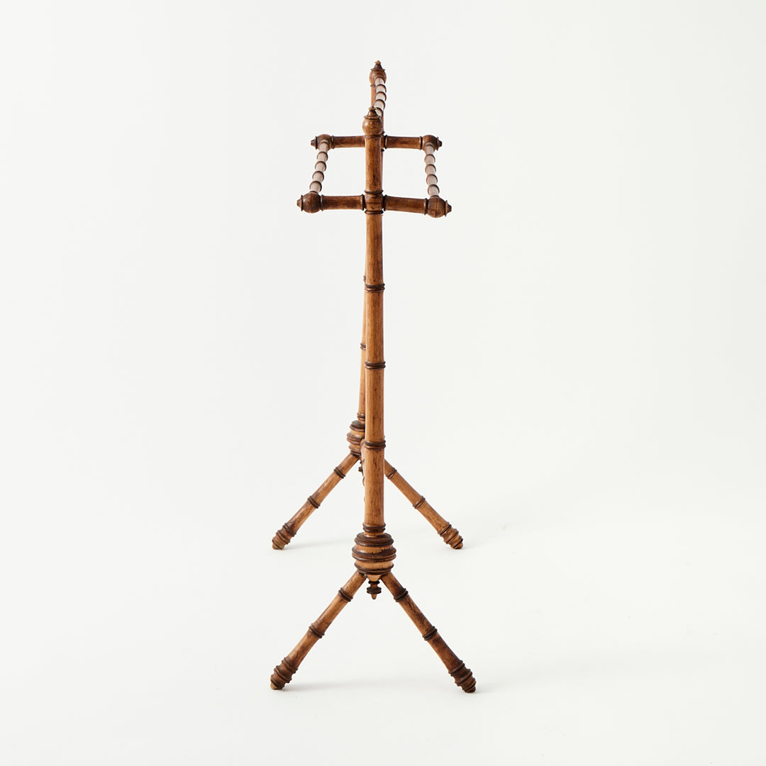Vintage Bamboo Towel Rack