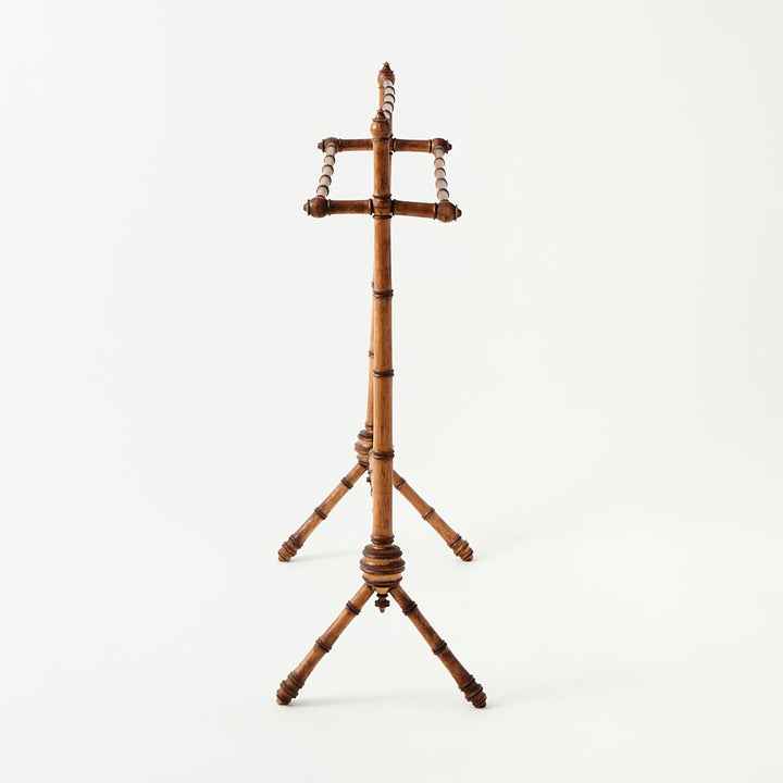 Vintage Bamboo Towel Rack