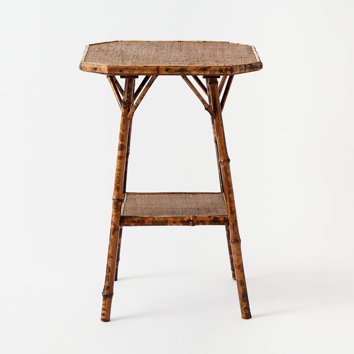 Antique Bamboo Side Table 2