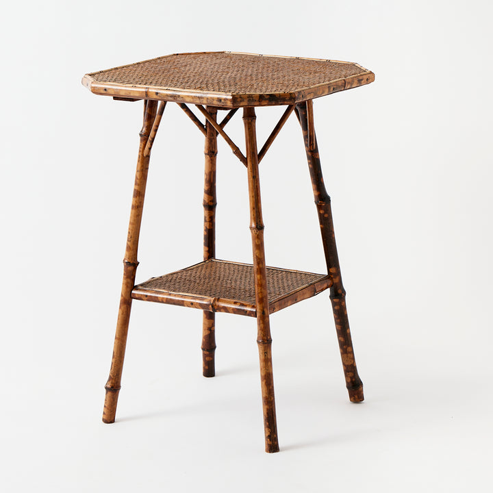 Antique Bamboo Side Table 2