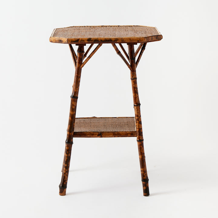 Antique Bamboo Side Table 2