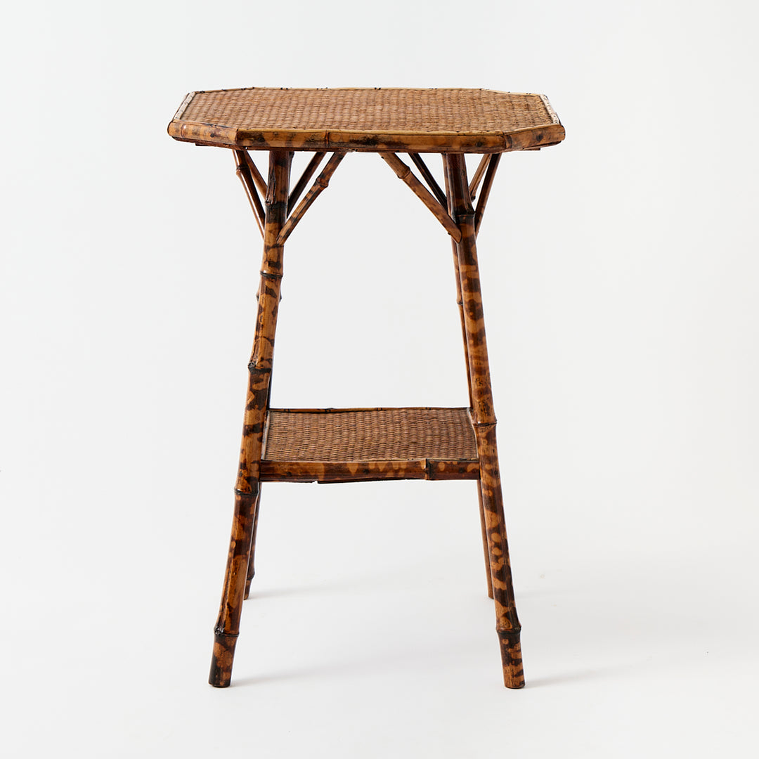 Antique Bamboo Side Table 2