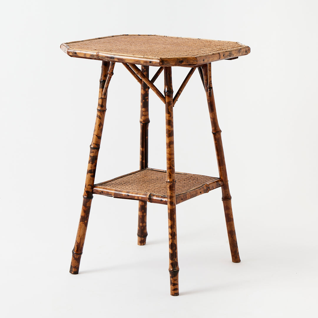 Antique Bamboo Side Table 2