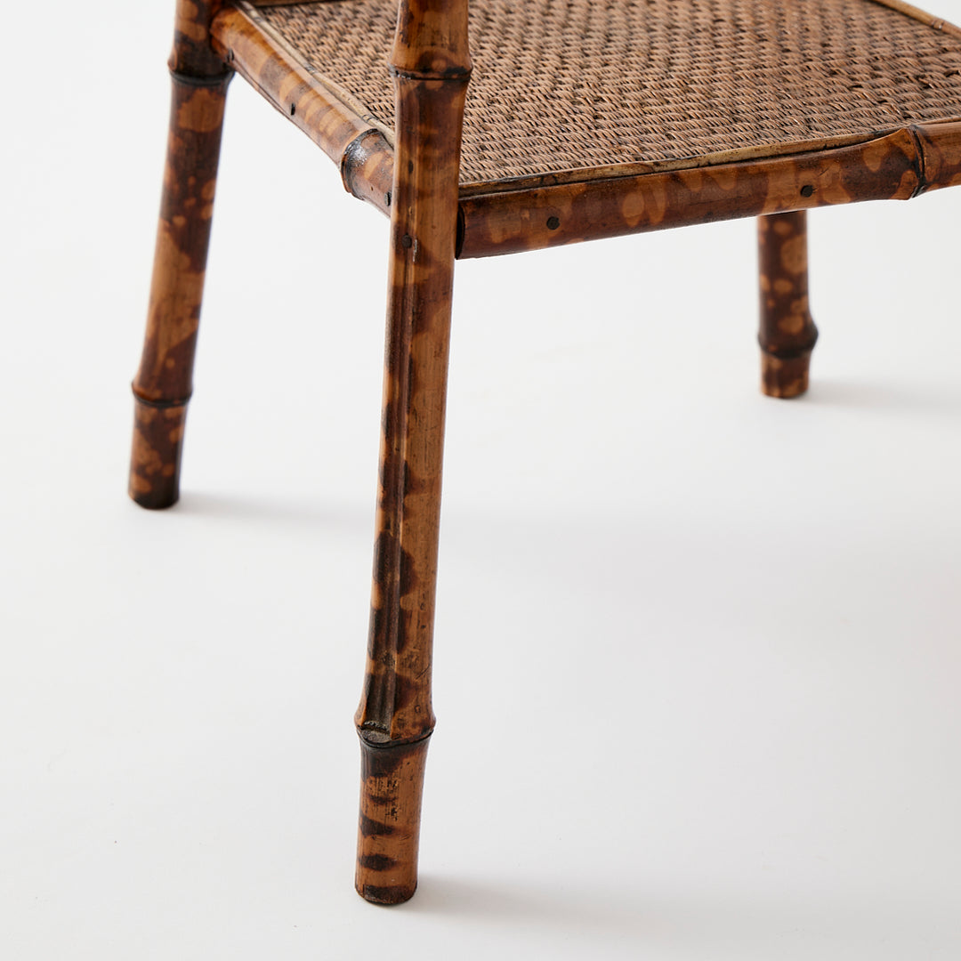Antique Bamboo Side Table 2