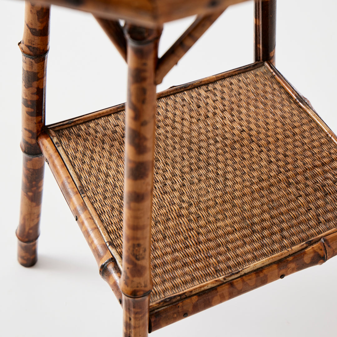 Antique Bamboo Side Table 2
