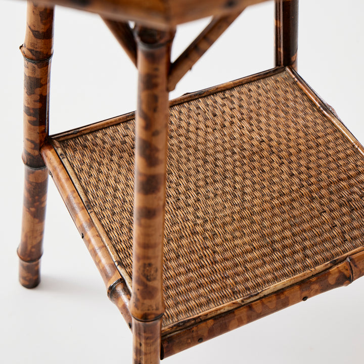 Antique Bamboo Side Table 2