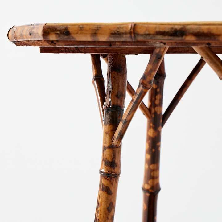 Antique Bamboo Side Table 2
