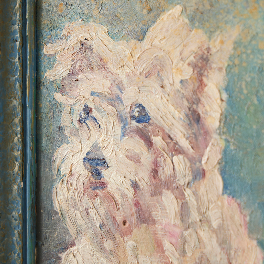 Vintage French Terrier Portrait