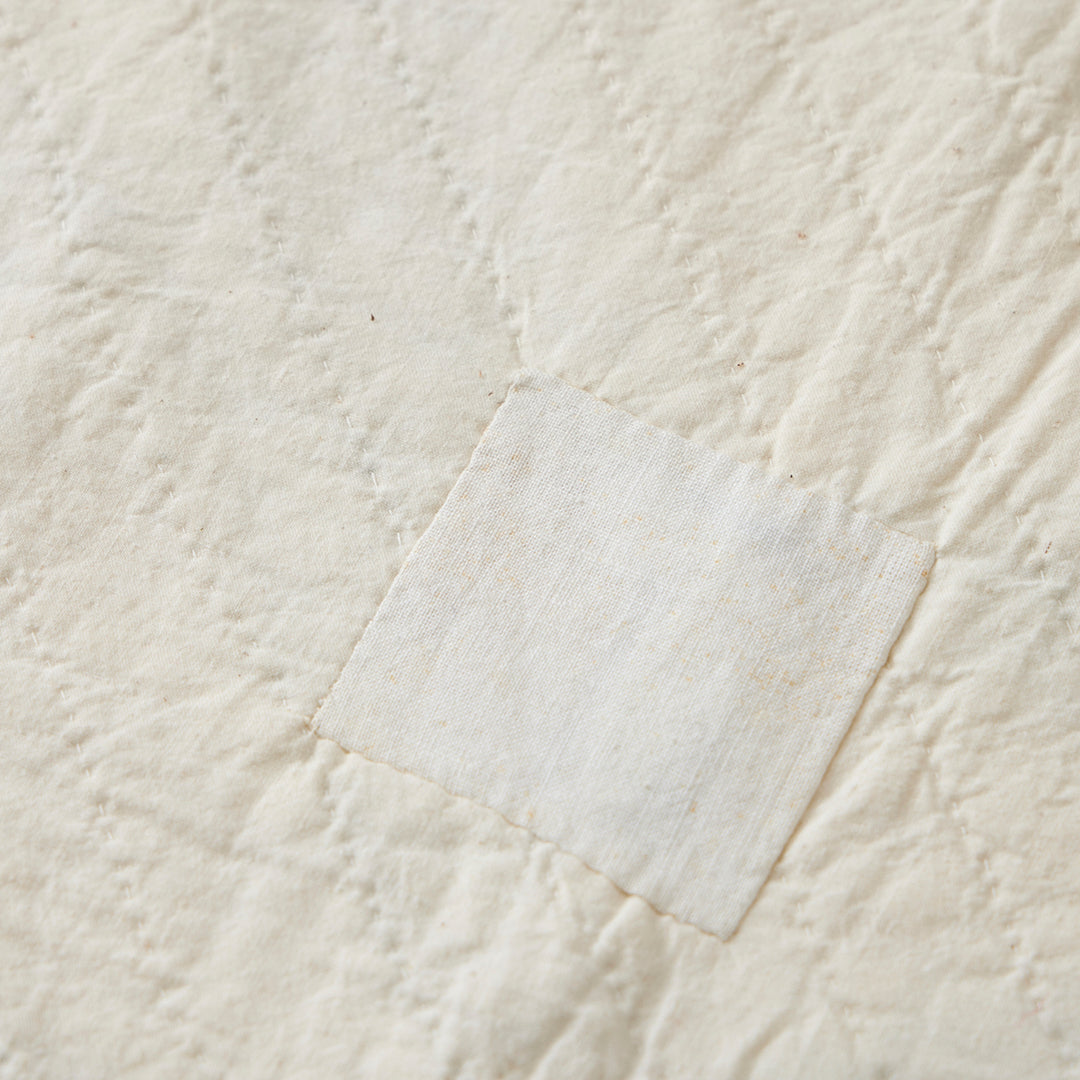 Vintage Blue and White Star Quilt, circa 1940