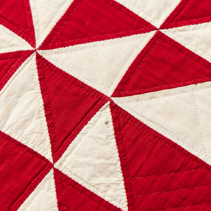 Antique Red and White Quilt