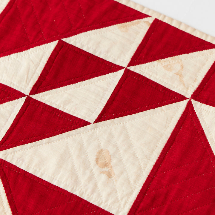 Antique Red and White Quilt