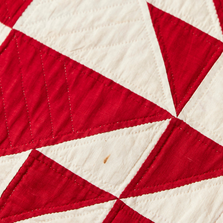 Antique Red and White Quilt
