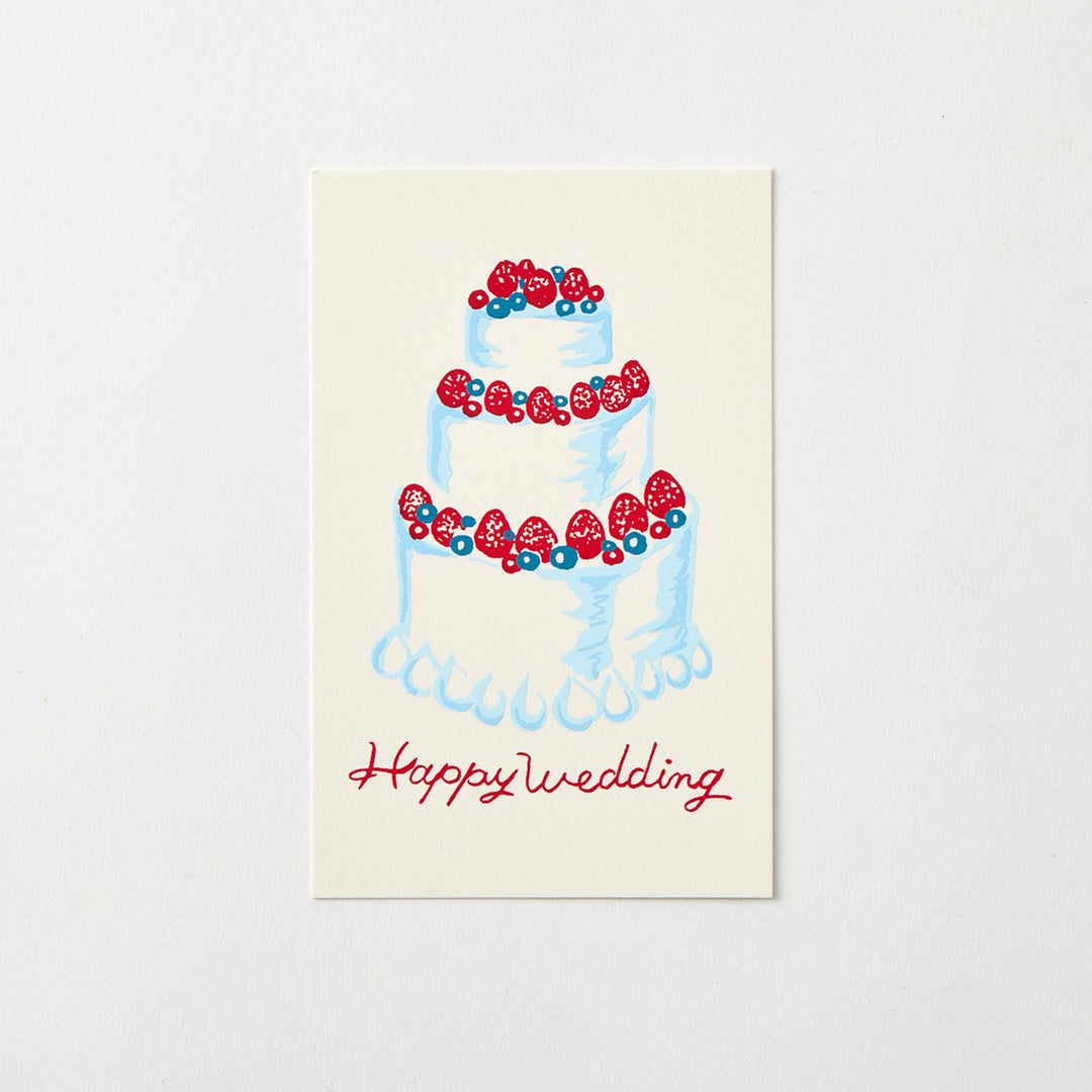 Happy Wedding Folded Card by Dimanche