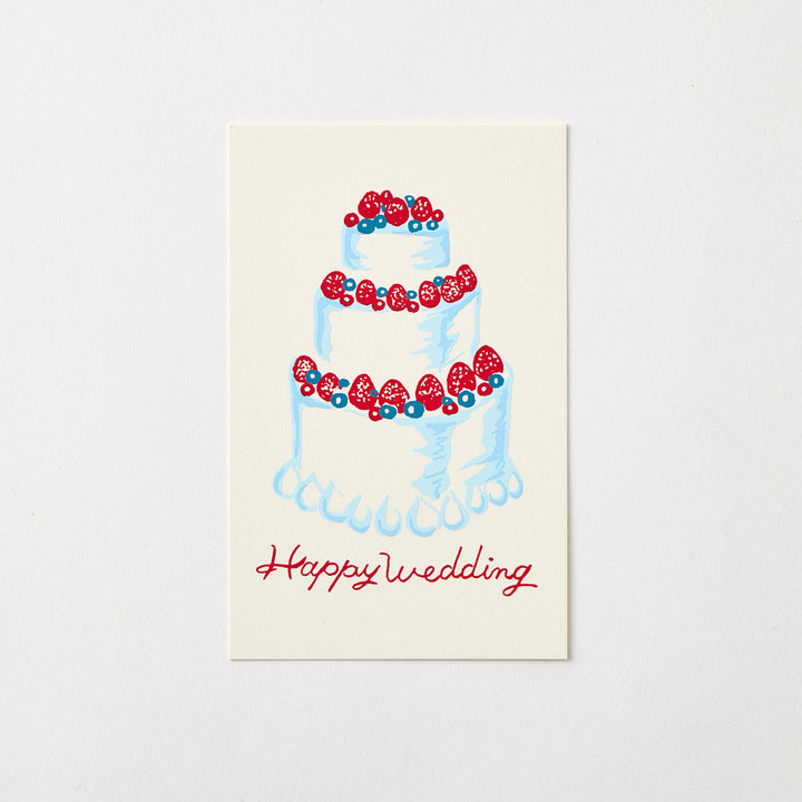 Happy Wedding Folded Card by Dimanche