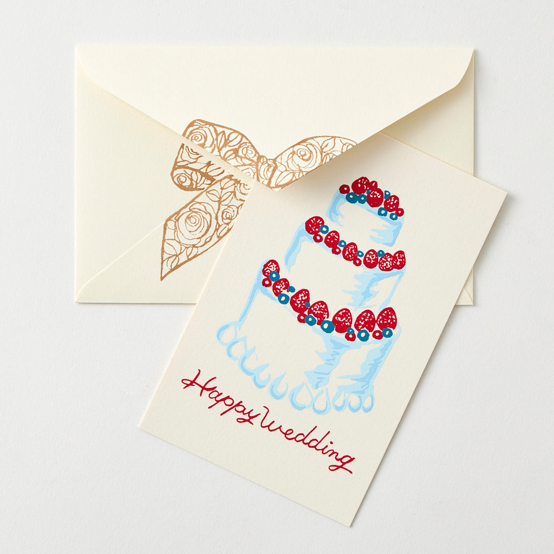 Happy Wedding Folded Card by Dimanche