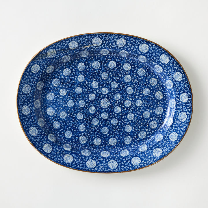 Antique Blue and White Platter