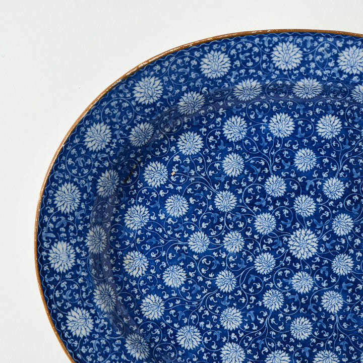 Antique Blue and White Platter
