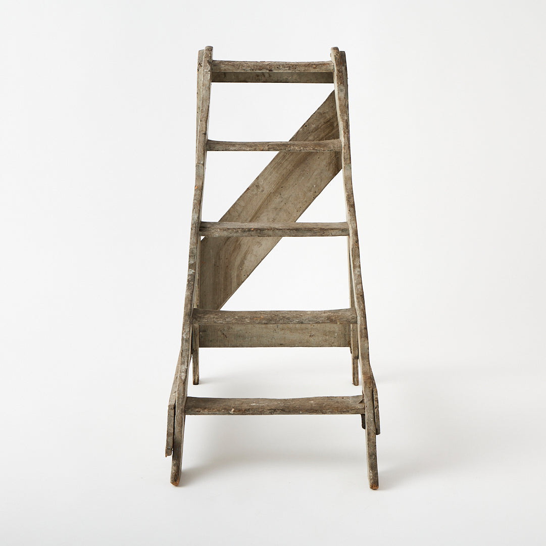 Antique French Library Ladder, 19th Century, Original Paint – Tori ...