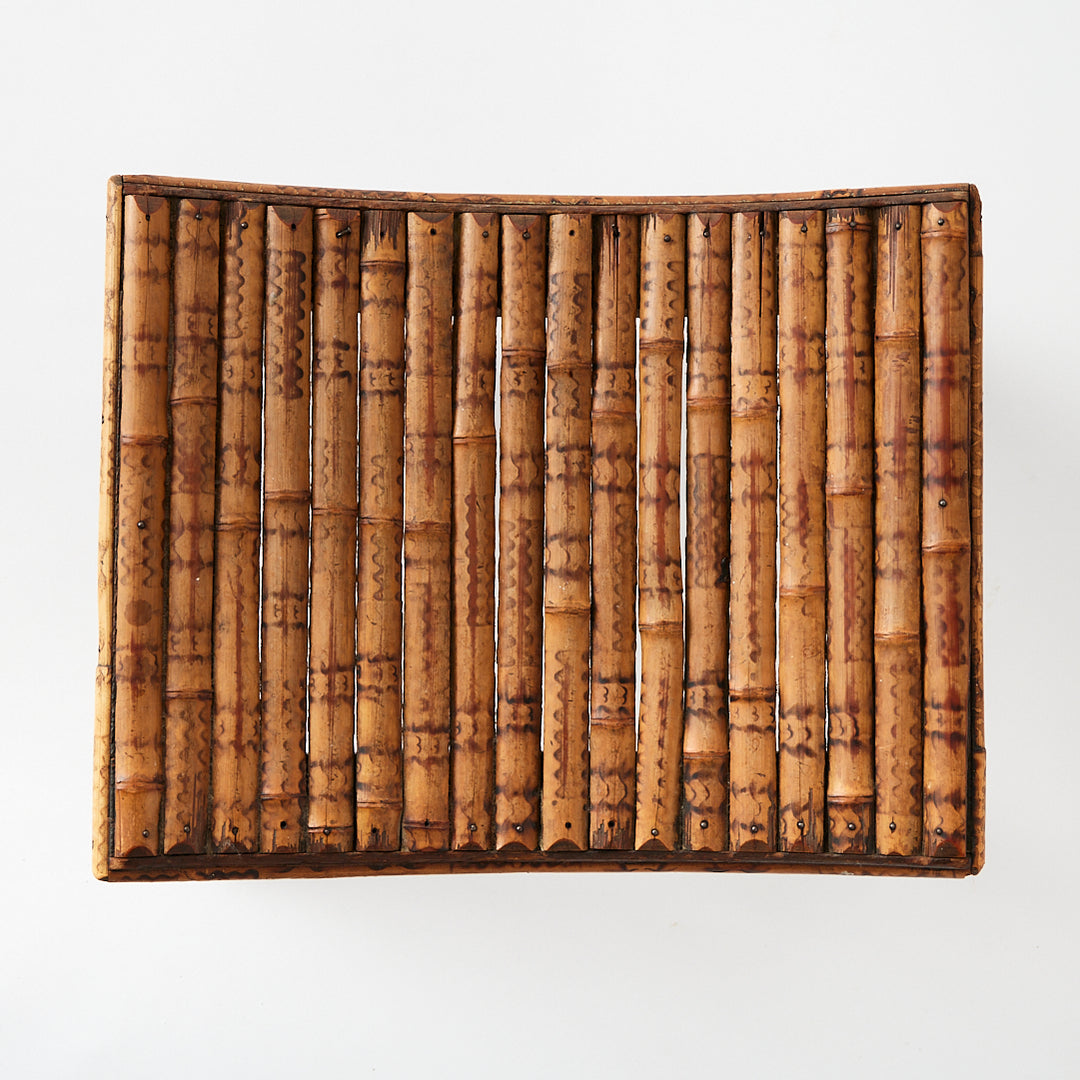 Antique Bamboo Thebes Stool