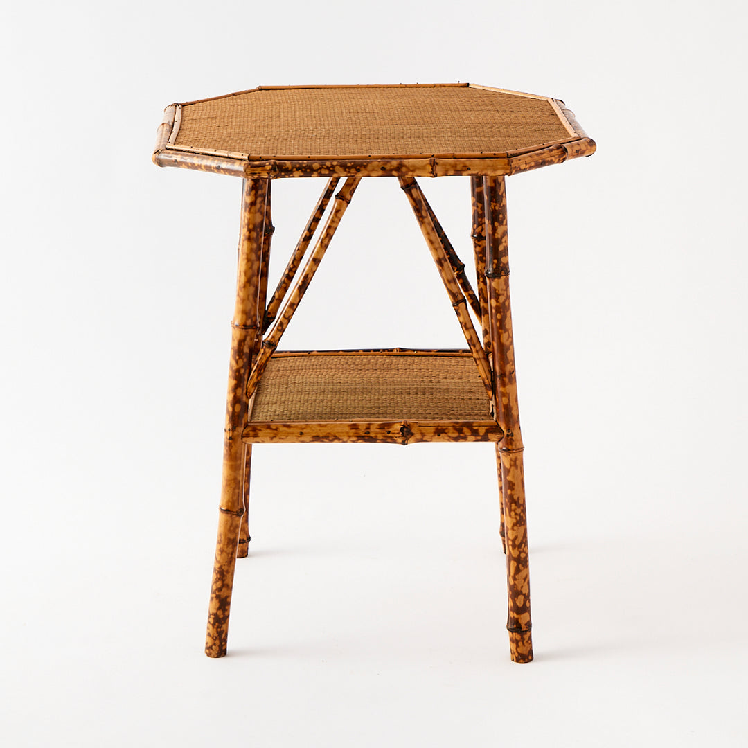 Antique Bamboo Side Table 1