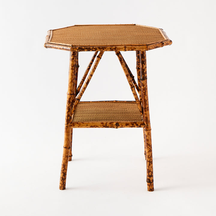 Antique Bamboo Side Table 1