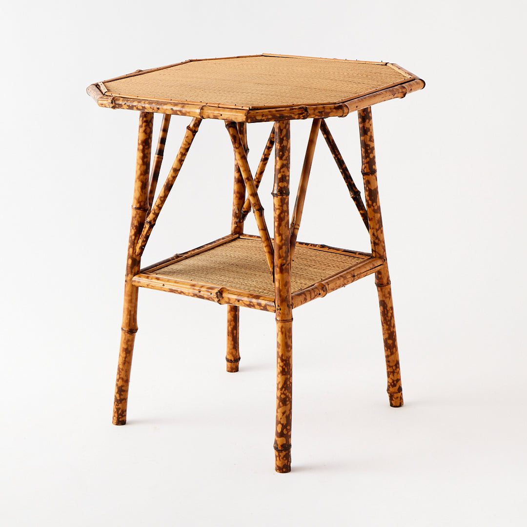 Antique Bamboo Side Table 1