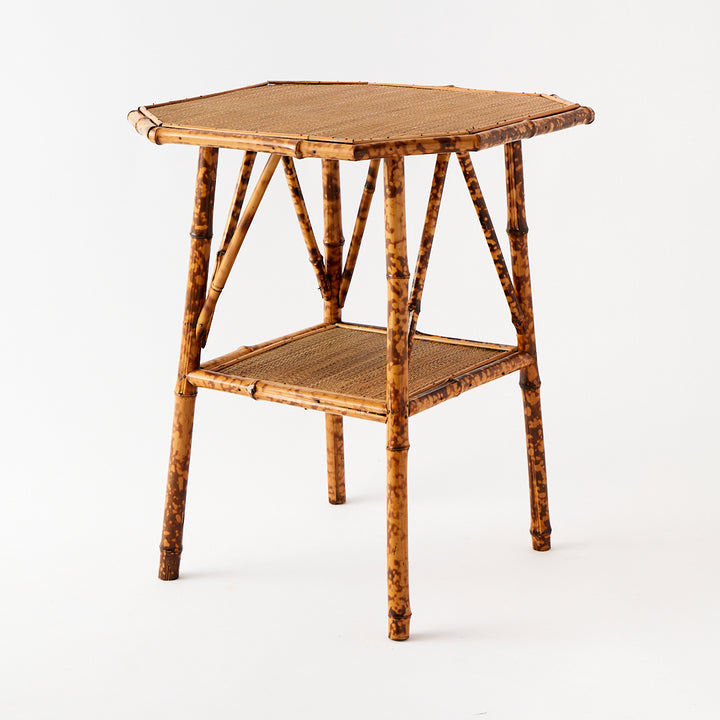 Antique Bamboo Side Table 1