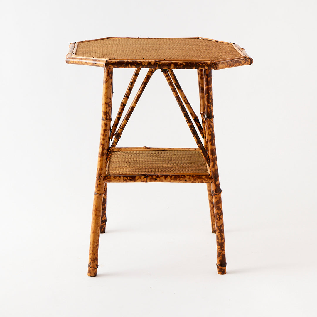 Antique Bamboo Side Table 1