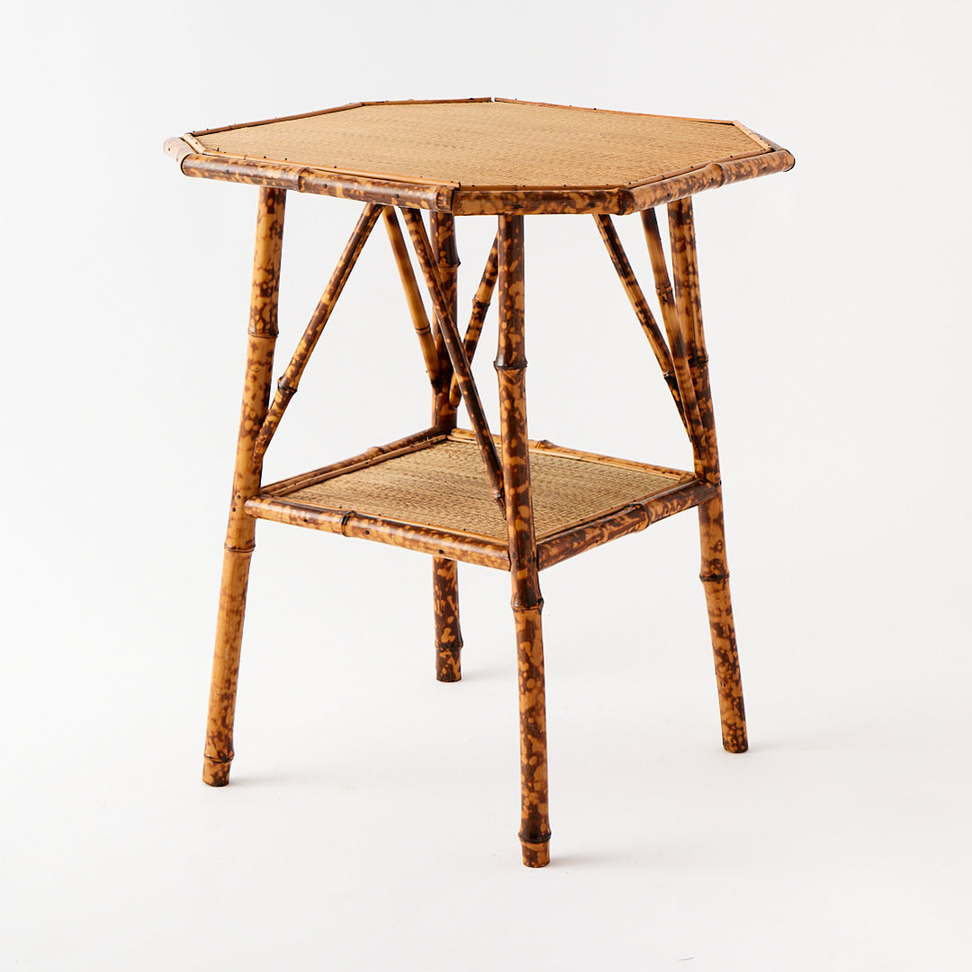 Antique Bamboo Side Table 1