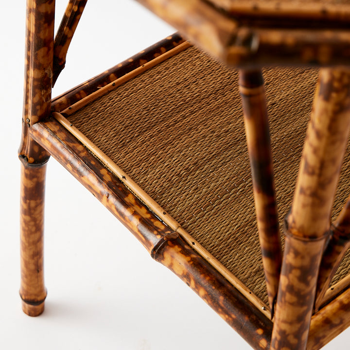 Antique Bamboo Side Table 1