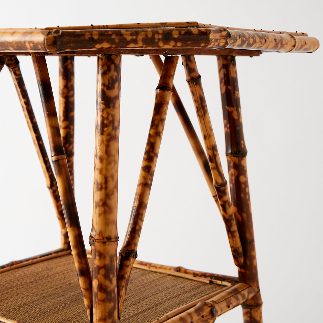 Antique Bamboo Side Table 1