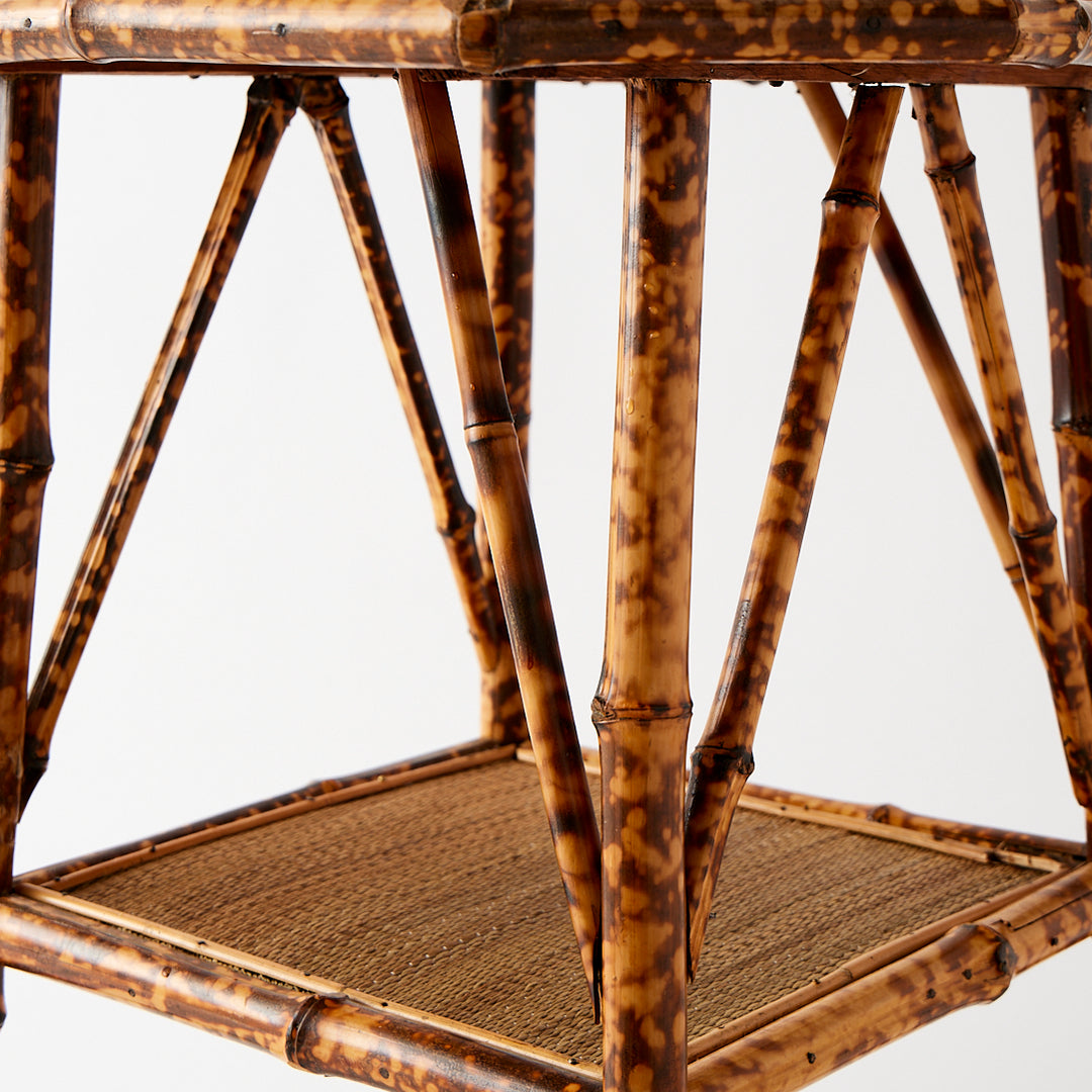 Antique Bamboo Side Table 1