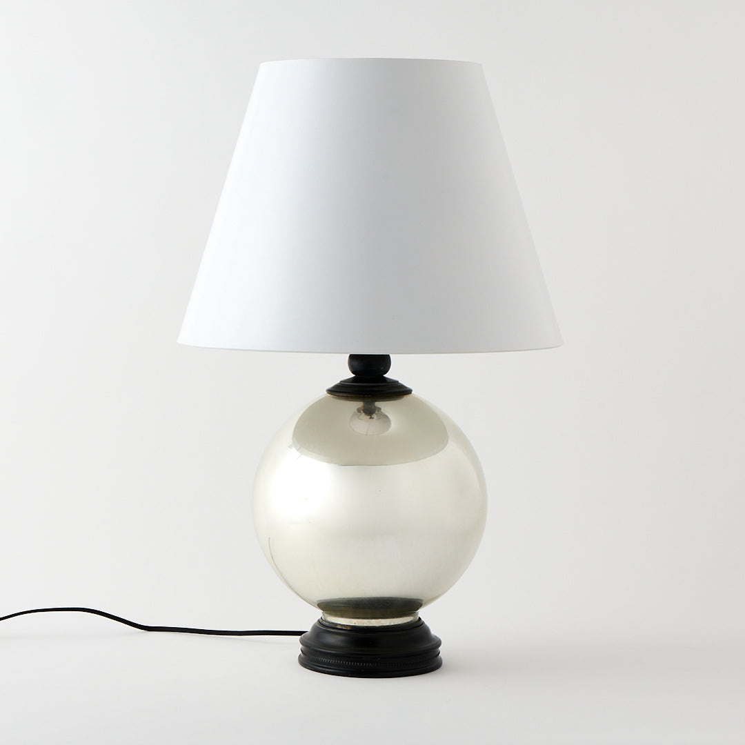 Vintage Mercury Glass Lamp