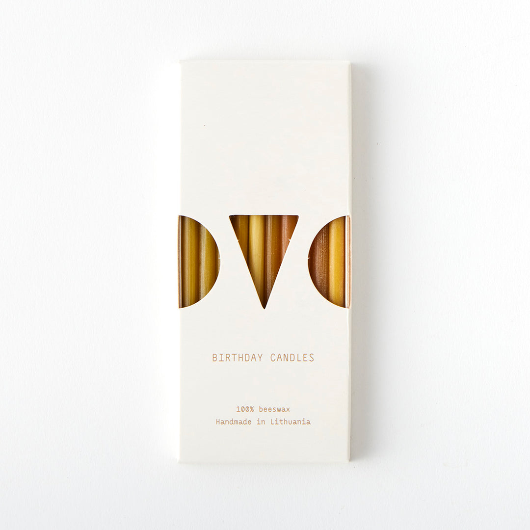 Beeswax Birthday Candles