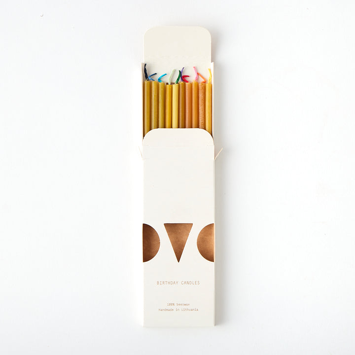 Beeswax Birthday Candles