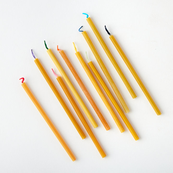 Beeswax Birthday Candles