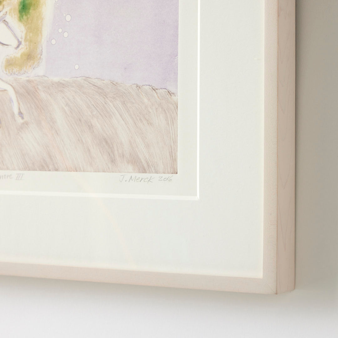 Josie Merck, White Horse with Sycamore III