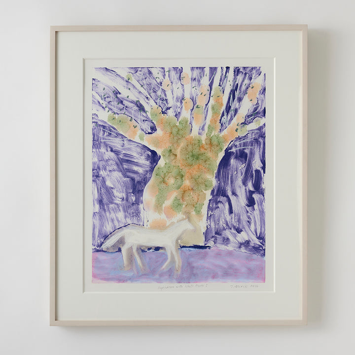 Josie Merck, Sycamore with White Horse I