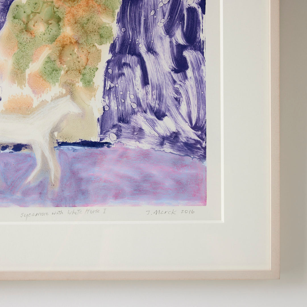 Josie Merck, Sycamore with White Horse I