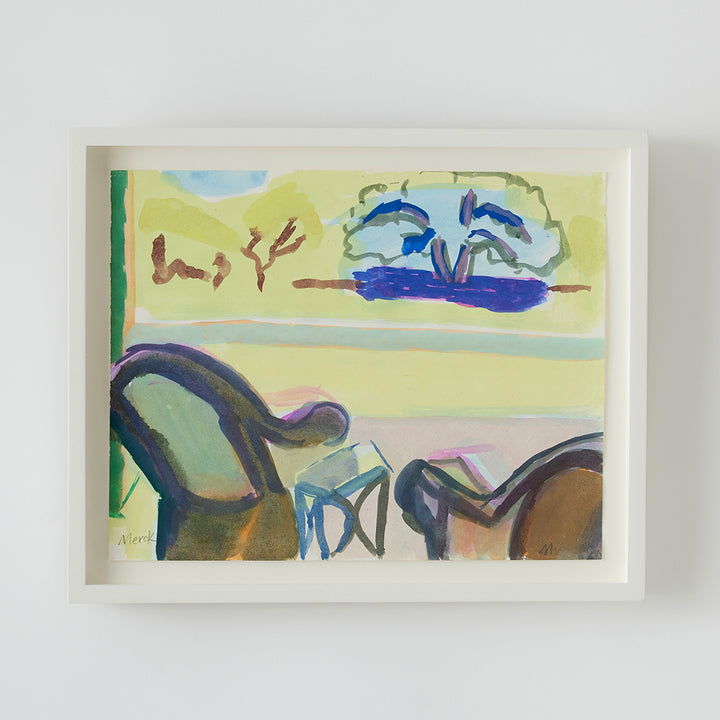 Josie Merck, Two Chairs and a Porch II
