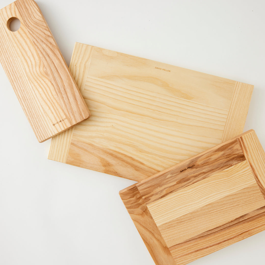Large Ash Cleated Cutting Board