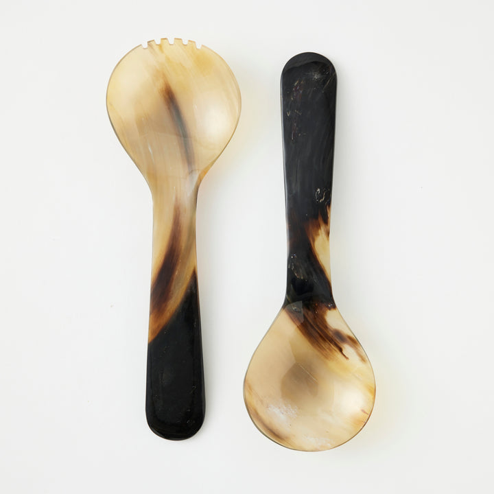 Horn Salad Servers, 11.5"