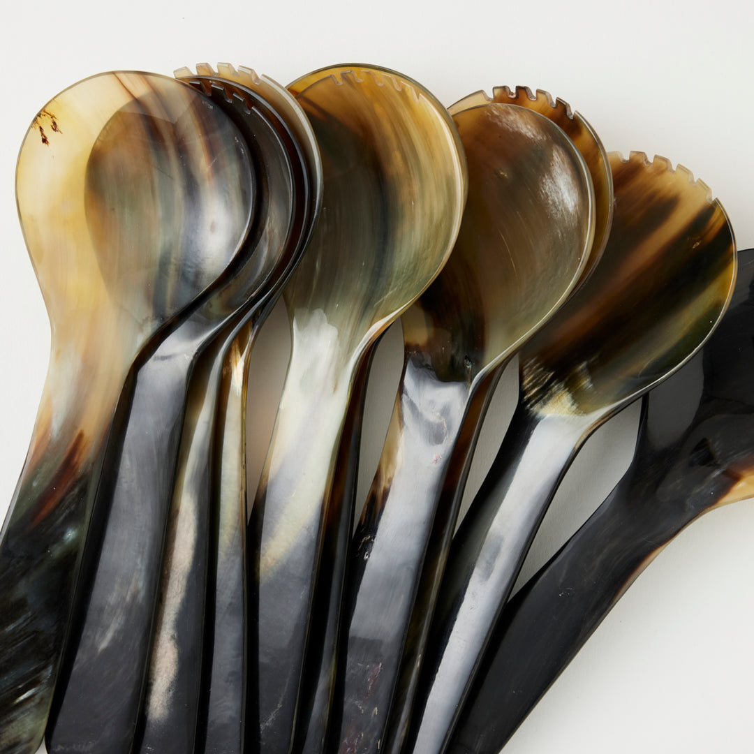 Horn Salad Servers, 11.5"