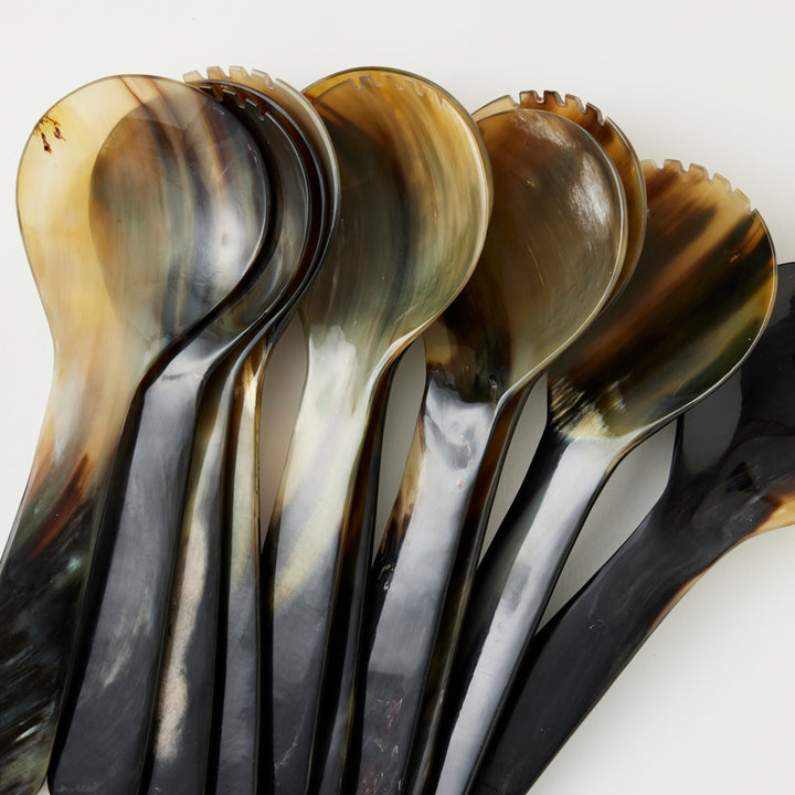 Horn Salad Servers, 11.5"