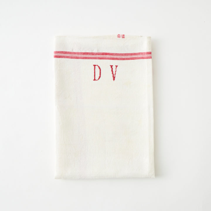Hand Dyed Vintage Tea Towel