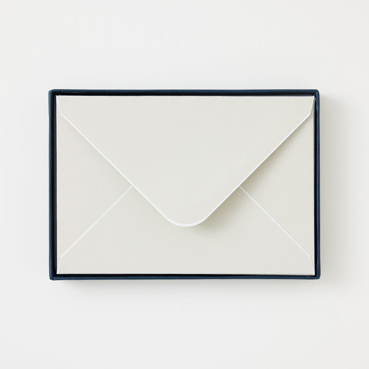 Boxed Notecard Set in Pale Gray