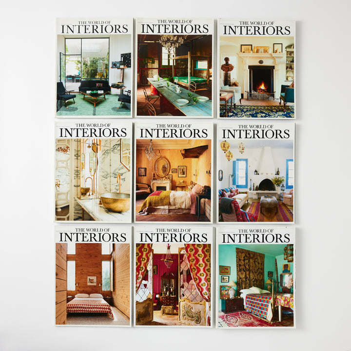 Set of The World of Interiors Magazines